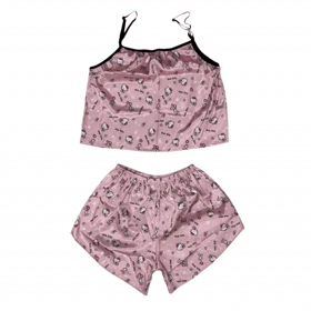 ست تاپ و شلوارک طرح کیتی 206