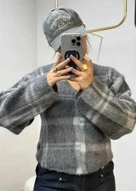 بلوز چهار خونه کد:9067