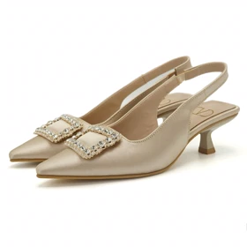 کفش مجلسی زنانه پاشنه‌دار 3 سانت مدل 400354 _ sandal valentino