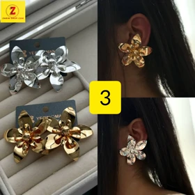 گوشواره فانتزی زنانه بزرگ دفرمه