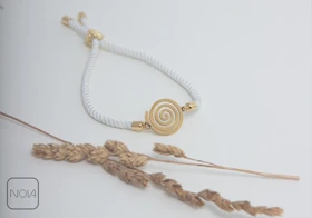 دستبند استیل بافت مارپیچ