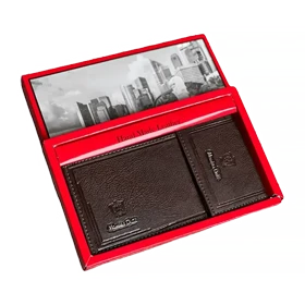 ست دو تکه کیف پول و جاکارتی مردانه چرمی gucci-2