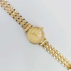 ساعت مچی زنانه باوک Baoke نگین‌دار با موتور کوارتز (طلایی)