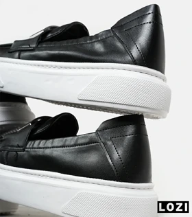 کالج مردانه مشکی Bottega Veneta مدل 6972