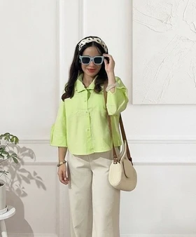 شومیز زنانه لیموناد