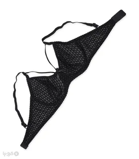 ست دو شورت و سوتین توری فنردار هارنس ژوبین کد 1368 طرح لونه زنبوری