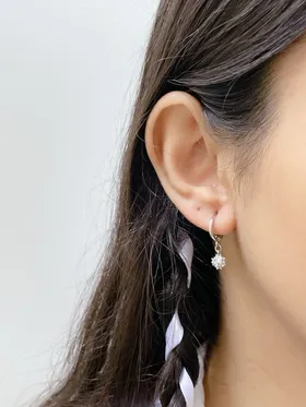 گوشواره گوی نگین‌دار