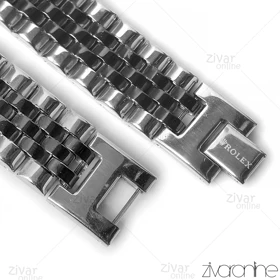 دستبند رولکس بافت وسط پهن 40043