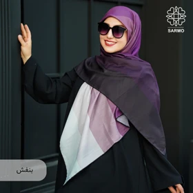 روسری نخی پالت (بنفش)