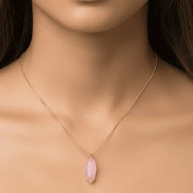 گردنبند دخترانه مدل گل لاله