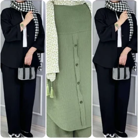 ست شومیز شلوار محرمی سارا