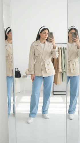 بارانی کوتاه زنانه زارا ZARA