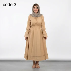 پیراهن صوفیا کرپ مدل پری علیدسا (کد 3)