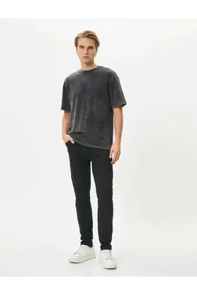شلوار جین Skinny Fit - Michael Jean 4SAM40031ND
