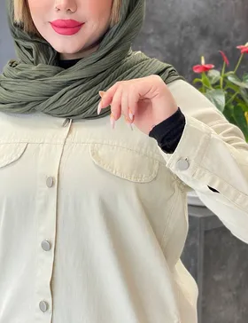 شومیز بغل دکمه مانلی کد : sh121211