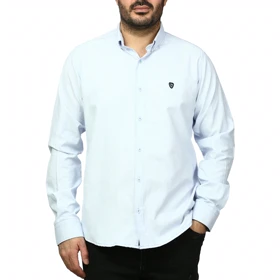 پیراهن آستین بلند ساده مردانه مدل 61029149