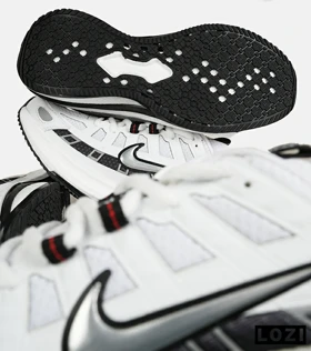 کفش کتانی مردانه و زنانه سفید طوسی نایک NIKE P-6000 مدل 7388