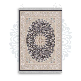 *جدید* فرشینه از جنس پارچه شانل مخمل ترک طرح فانتزی برند دفه کد 723