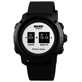 ساعت مچی اورجینال اسکمی skmei 1486 بند مشکی مدل کنتوری با جعبه و گارانتی یکساله