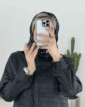 شومیز ساتن دکمه مخفی(41)کد3464