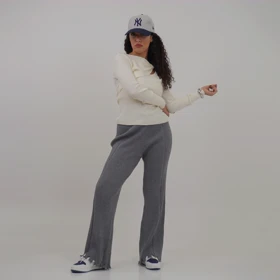 شلوار بافت پایین ریش (طوسی)