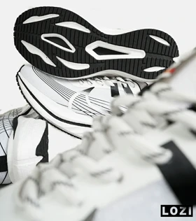 کفش کتانی مردانه و زنانه سفید مشکی نایک NIKE lab Zoom Fly 'sp مدل 7255