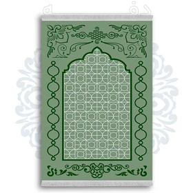 فرشینه از جنس پارچه هازان مخمل ترک طرح سجاده برند دفه کد DSJ 45