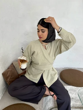 شومیز لینن