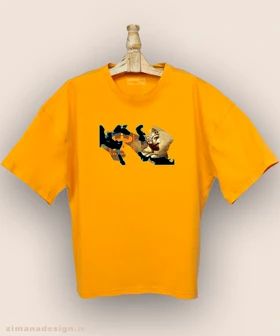 تیشرت لش مردانه و زنانه اصیل ایرانی طرح نقشه ایران در زمان کوروش بزرگ