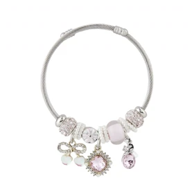 دستبند دخترانه مدل پاندورا پاپیون