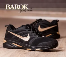 کفش مردانه nike مدل Barok(طلایی)