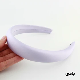 تل سر دخترانه ابری ساده شاین دار (یاسی)