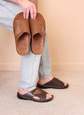 کفش صندل روفرشی مردانه آریا کد 116