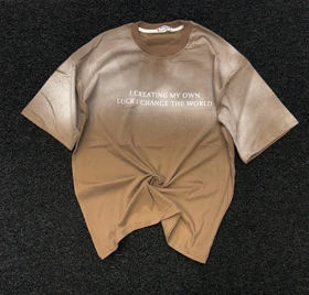 تیشرت مردانه لش ماکان I CREATING MY OWN LUCK