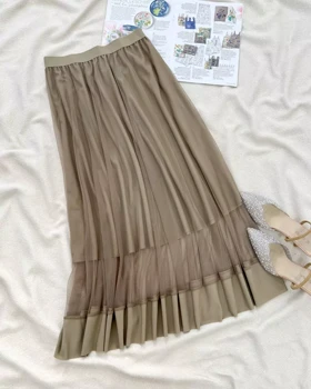 دامن توری ساده کد 5556