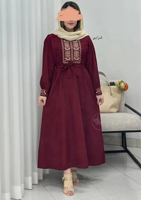 پیراهن مانتویی آذر