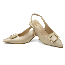 کفش مجلسی زنانه پاشنه‌دار 3 سانت زنانه مدل 400355 _ sandal valentino
