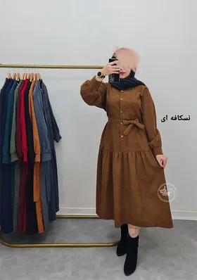 پیراهن مانتویی ساتیا