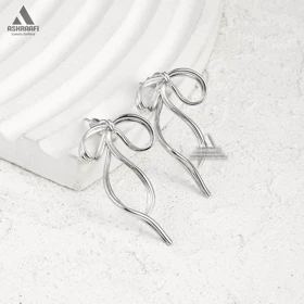گوشواره پاپیونی Bow Earrings S1