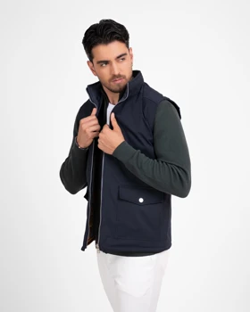 ام کی کالکشن جلیقه mk-5708-navy-blue