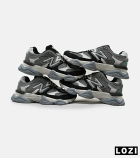 کفش کتانی مردانه و زنانه طوسی مشکی NEW BALANCE 9060