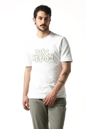 تیشرت آستین کوتاه گلدوزی مردانه