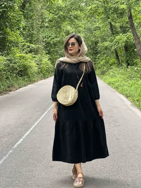 پیراهن مانتویی دریا