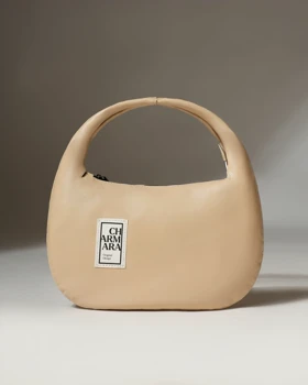 کیف دوشی چرم مدل Luna (ivory)