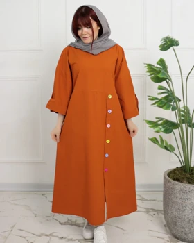 کفتان بلند دکمه رنگی زنانه 0871