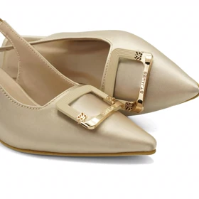 کفش مجلسی زنانه پاشنه‌دار 3 سانت زنانه مدل 400355 _ sandal valentino