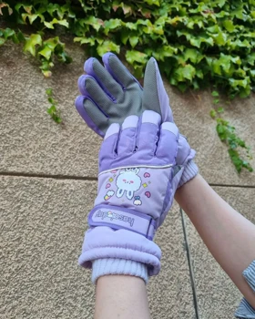 دستکش بچه‌گانه شمعی ضدآب توکرکی طرح برفی