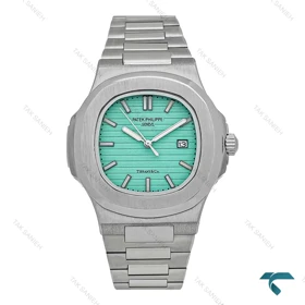 ساعت پاتک فیلیپ مردانه استیل صفحه تیفانی ایندکس سیلور Patek-7538-G