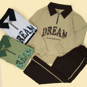 بلوز شلوار دخترانه DREAM در 3 سایز