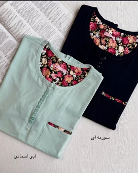 تیشرت یقه دکمه دار سایز بزرگ